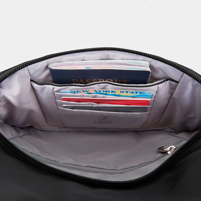 Travelon Anti-Theft Classic Essential Messenger Bag Black