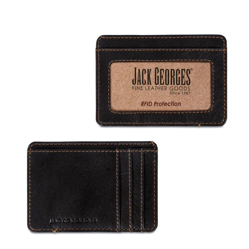 Jack Georges Voyager Slim Wallet "The Mitchell" 7338 Brown
