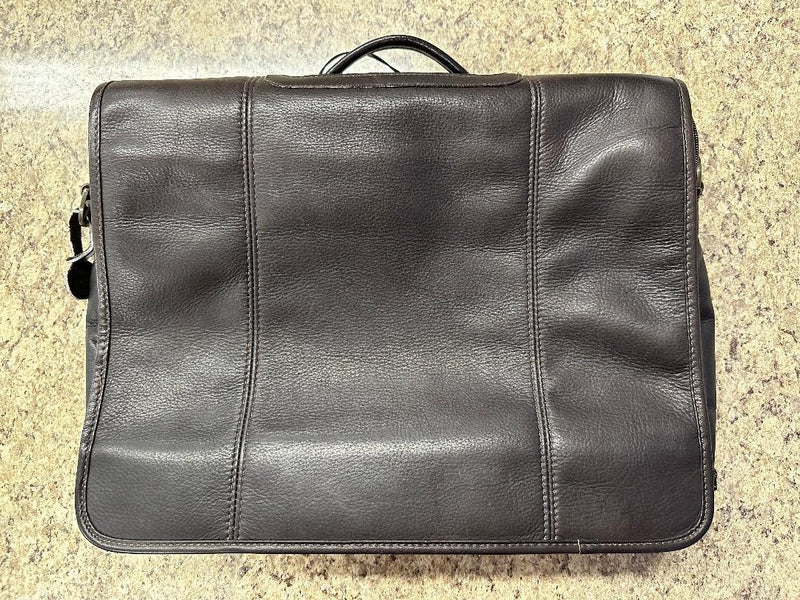 Dorado Leather Triple Gusset Flap Brief 765-525
