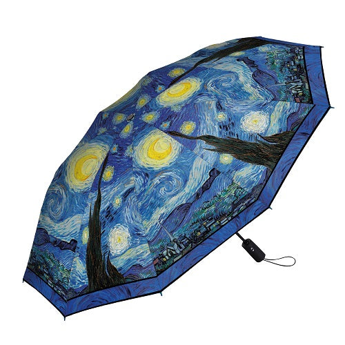 RainCaper Travel Umbrella-Van Gogh Starry Night UMB-T-M07-A