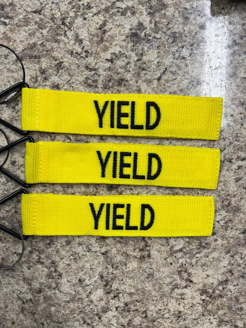 Tags for Bags "Yield" Tude Luggage Tags 3 Pack