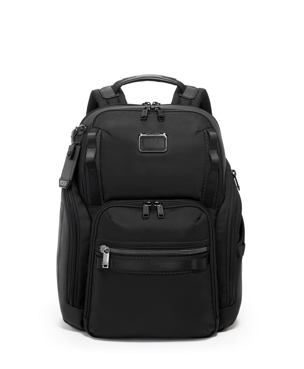 tumi alpha bravo hickory kinser flap backpack TUMI Alpha Bravo Search Backpack Black Leather