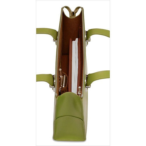 Jack Georges Milano Collection 3604 Top Zip Shoulder Handbag