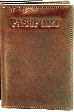 NLDA Vataggio RFID Blocking Italian Leather Passport Cover 667-7304R