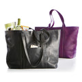 Noir Colombian Distressed Leather Super Shopper Tote 777-1407