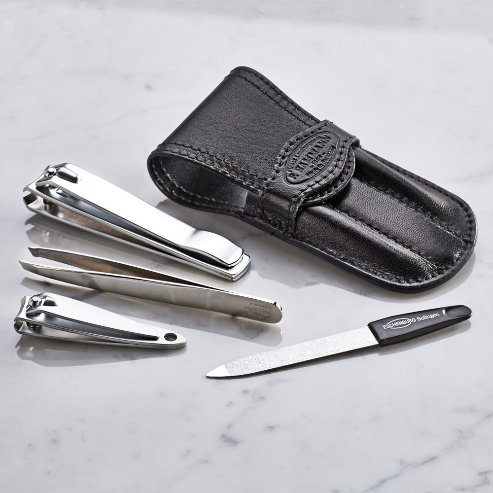 NLDA 4 Piece Manicure Set with Leather Case 3092509CL