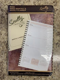 Scully 2024 5045A Monthly + Weekly 5" x 8" Spiral Agenda Refill 043963
