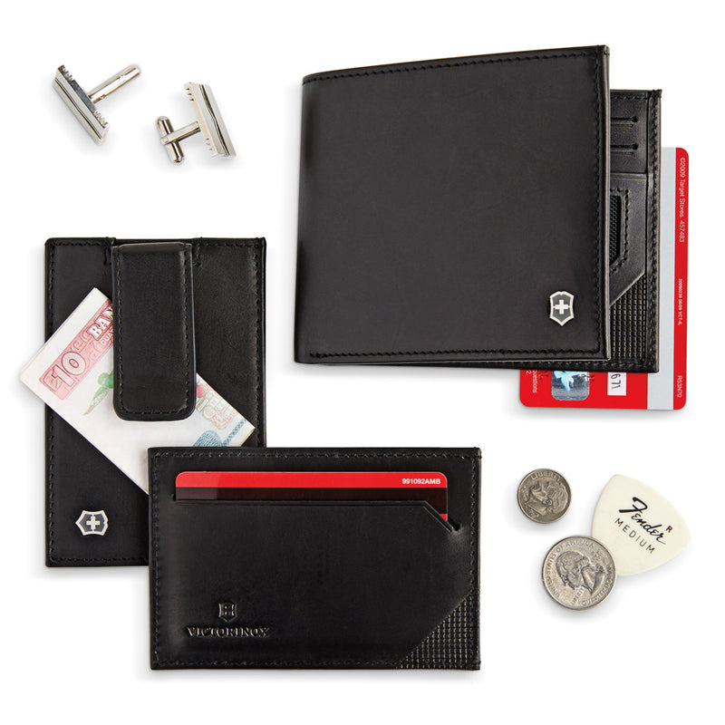 Victorinox Altius Edge Zenon Leather RFID Blocking Bi-Fold Wallet 601996