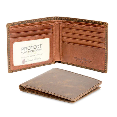 Osgoode Marley RFID ID Thinfold Wallet Distressed 1301