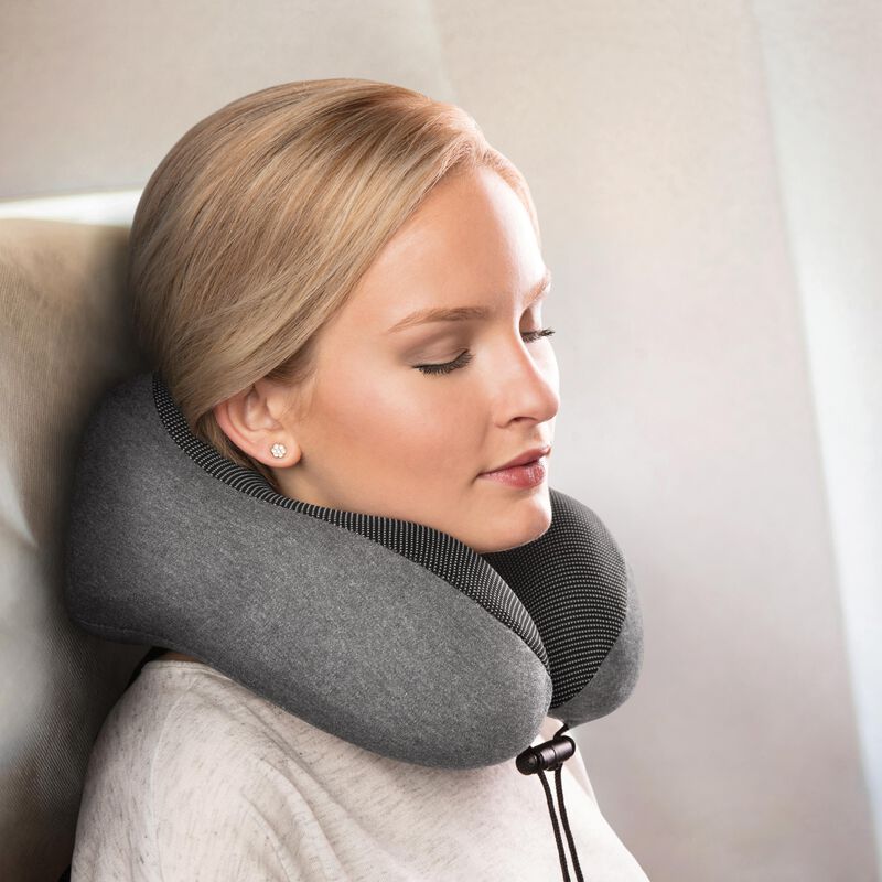 Travelon Contoured Memory Foam Travel Pillow 13483 Charcoal