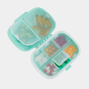 Travelon World Travel Essentials Set of 2 Pill Box/Organizer 13720 Blue & Green