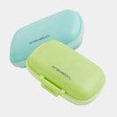 Travelon World Travel Essentials Set of 2 Pill Box/Organizer 13720 Blue & Green