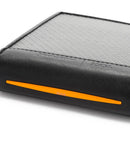 Tumi x McLaren Global Double Billfold 140120 Carbon Fiber/Papaya