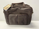 NLDA DayTrekr Double Top  Zip Leather Briefcase 771-1403