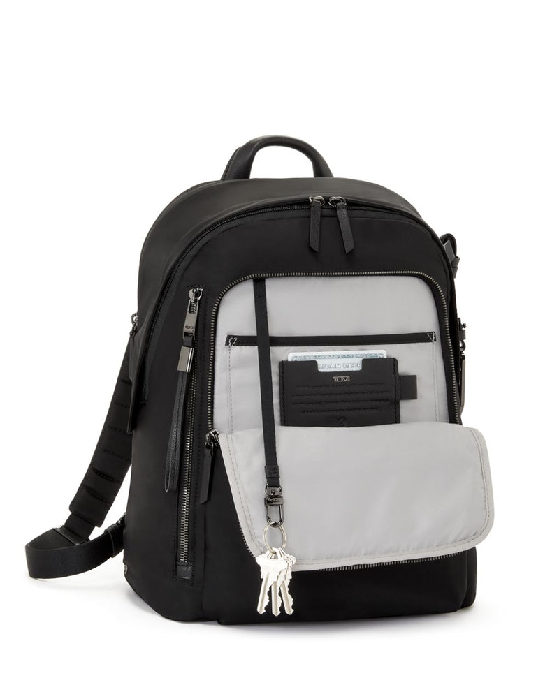 delivered tumi voyageur hagen leather backpack Tumi Voyageur Halsey Backpack 146567