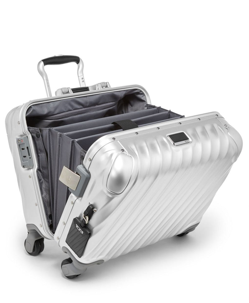 Tumi 19 Degree Aluminum Compact Carry-On Silver 148634