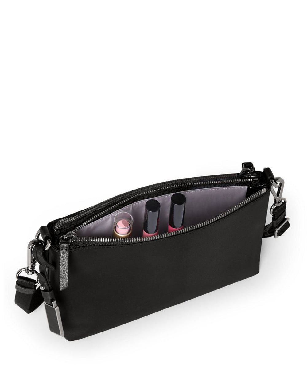 Tumi Adela Crossbody 152462 Black/Gunmetal