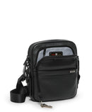 Tumi Alpha Medium Leather Crossbody 158975 Black