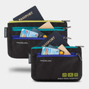 Travelon SET OF 2 CURRENCY & PASSPORT ORGANIZERS 43370