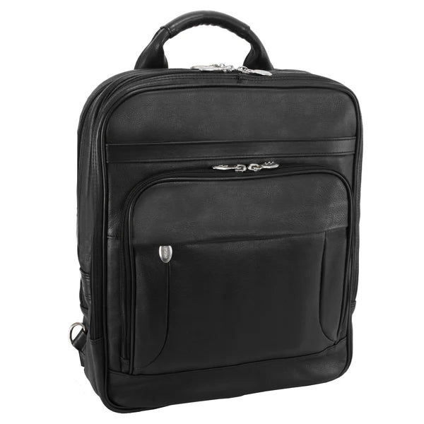 McKlein I Series WICKER PARK | 17” Leather Detachable-Wheeled 3-Way Laptop Case 47195