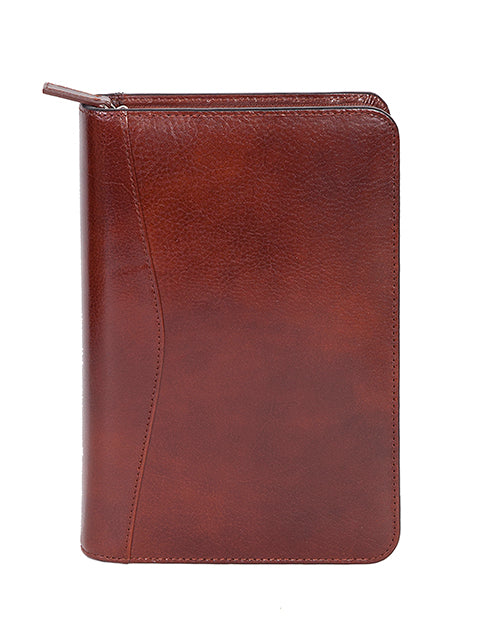 Scully 5045Z Zip Italian Leather/Plonge Matte Leather Weekly/Monthly Planner