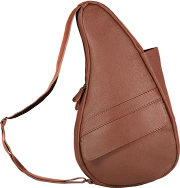 Ameribag Leather Classic Healthy Sling Backpack Ameribag Black Leather Healthy Back Sling Backpack Shoulder  main image 4