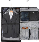 Clemco WallyBags Solutions 45" Premium Garment Bag with Shoulder Strap 1045 Black