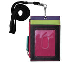 ILI Vertical Zip I.D. Holder with Break-away Lanyard 7118