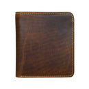 ILI Mens Mini Bifold Wallet 7231 Rustic Brown