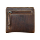 ILI Mens Mini Bifold Wallet 7231 Rustic Brown