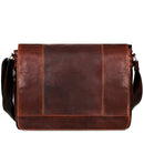 Jack Georges Voyager Full Size Messenger Bag 7315 Brown
