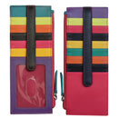 ILI RFID-Blocking Stacker Card Case With Zippered Pocket and ID window 7800