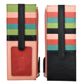 ILI RFID-Blocking Stacker Card Case With Zippered Pocket and ID window 7800