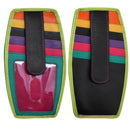 ILI Double Sided Card Holder with Side Zip Pocket 7804