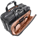 McKlein BOWERY 15” Leather Wheeled Laptop Briefcase 87855 Black