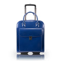 McKlein L Series UPTOWN | 15” Leather Vertical Wheeled Laptop Briefcase 9769