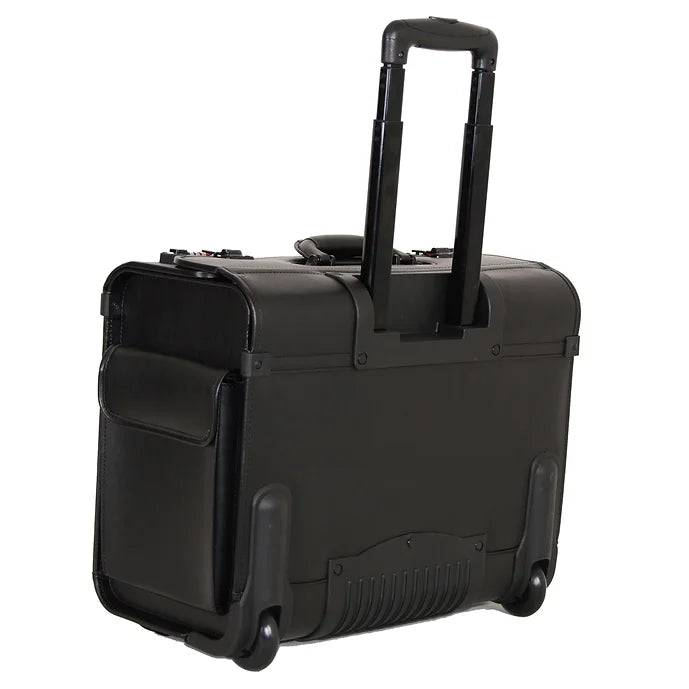 Netpack Leather Wheeled Catalog Case / Litigation Case 036653