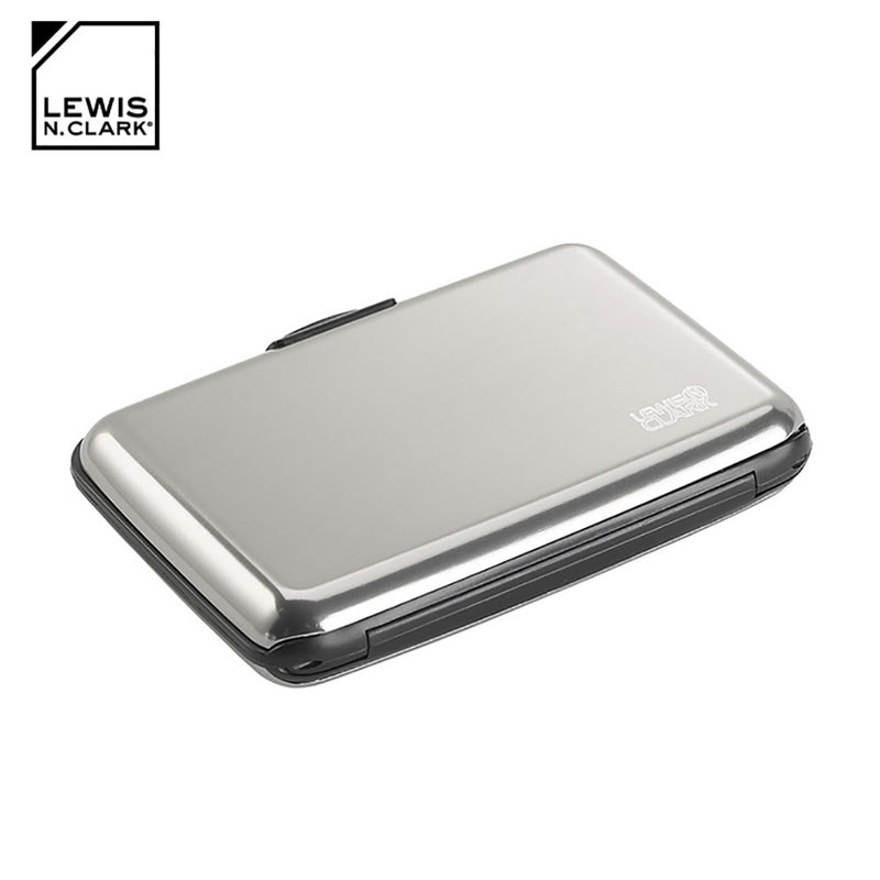 Lewis N Clark RFID-Blocking Aluminium Wallet 1201 Silver