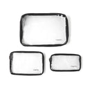 Baggallini Clear Travel Pouches CTP485 Black