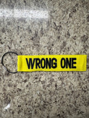 "Wrong One" Tude Luggage Tags
