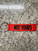 Tags for Bags "Not Yours" Tude Luggage Tags