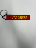 Tags for Bags "Love 2 Cruise" Tude Luggage Tag
