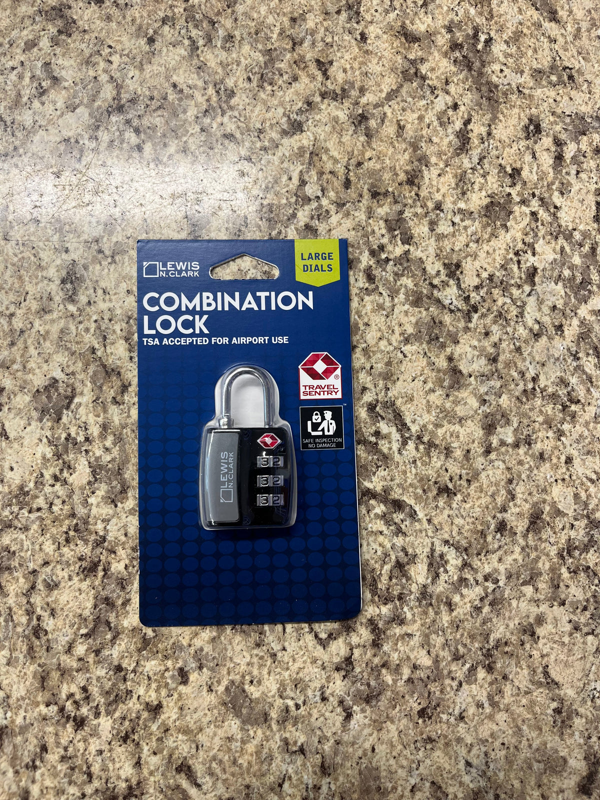 Dial Combination Lewis N Clark Triple Security Lock Lewis Clark