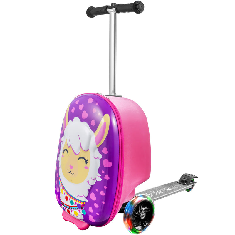 KiddieTotes Alpine Llama Luggage Scooter KT-SL10LMA