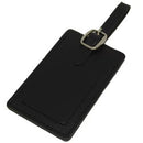 Voltage Valet Leather Business Card Luggage Tag TLT-107 Black