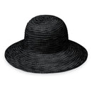 Wallaroo Women's Petite Scrunchie Wide Brim Small Sun Hat UPF 50+