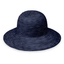 Wallaroo Women's Petite Scrunchie Wide Brim Small Sun Hat UPF 50+