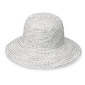 Wallaroo Women's Petite Scrunchie Wide Brim Small Sun Hat UPF 50+