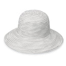 Wallaroo Women's Petite Scrunchie Wide Brim Small Sun Hat UPF 50+