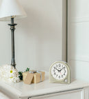 Seiko 4" Maris Desk/Beep Alarm Clock QHE204GLH Gold